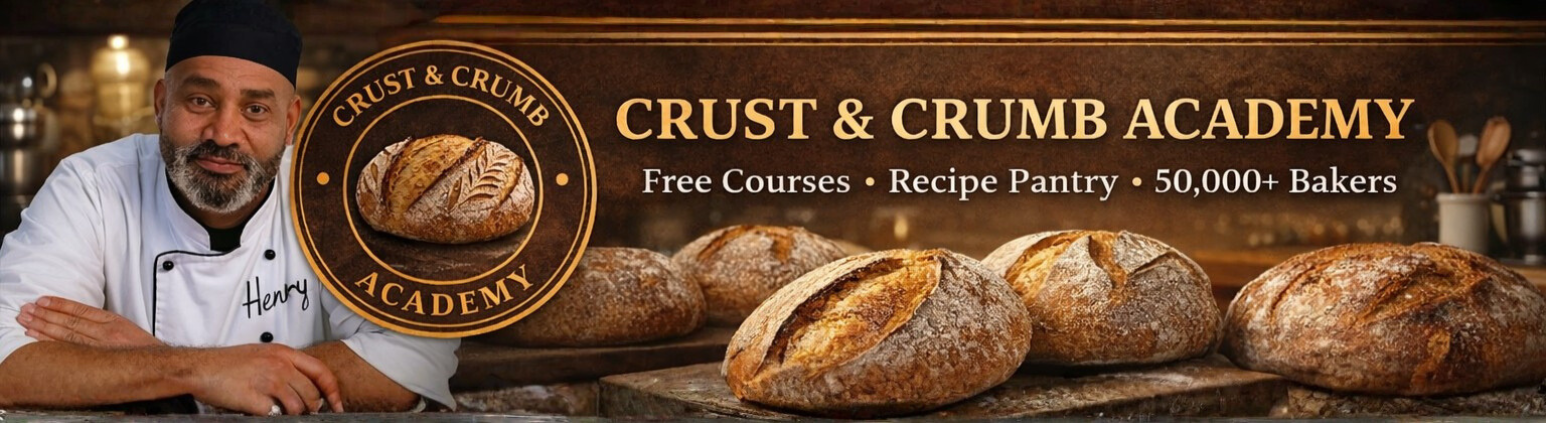 Crust & Crumb Academy - Free Courses, Recipe Pantry, 50,000+ Bakers - Join Henry and the baking community