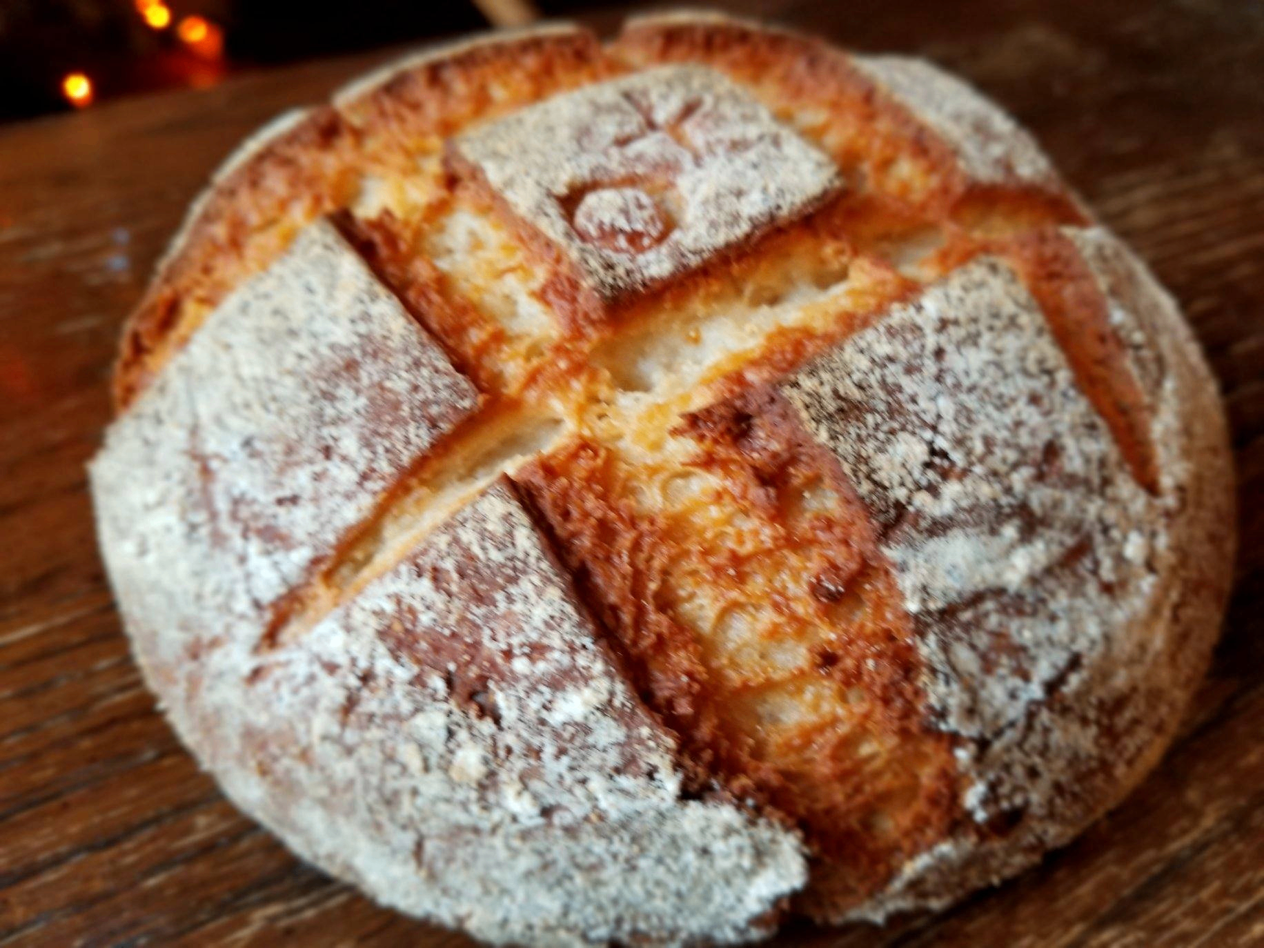 Artisan Gluten-Free Multigrain Boule - finished bread
