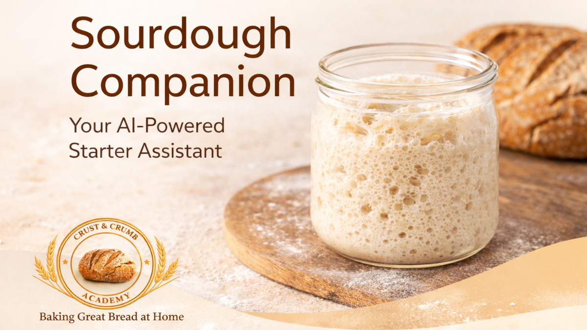 Screenshot of Sourdough Starter Companion - Your AI-powered starter assistant. Track feedings, troubleshoot issues, and keep your starter thriving.