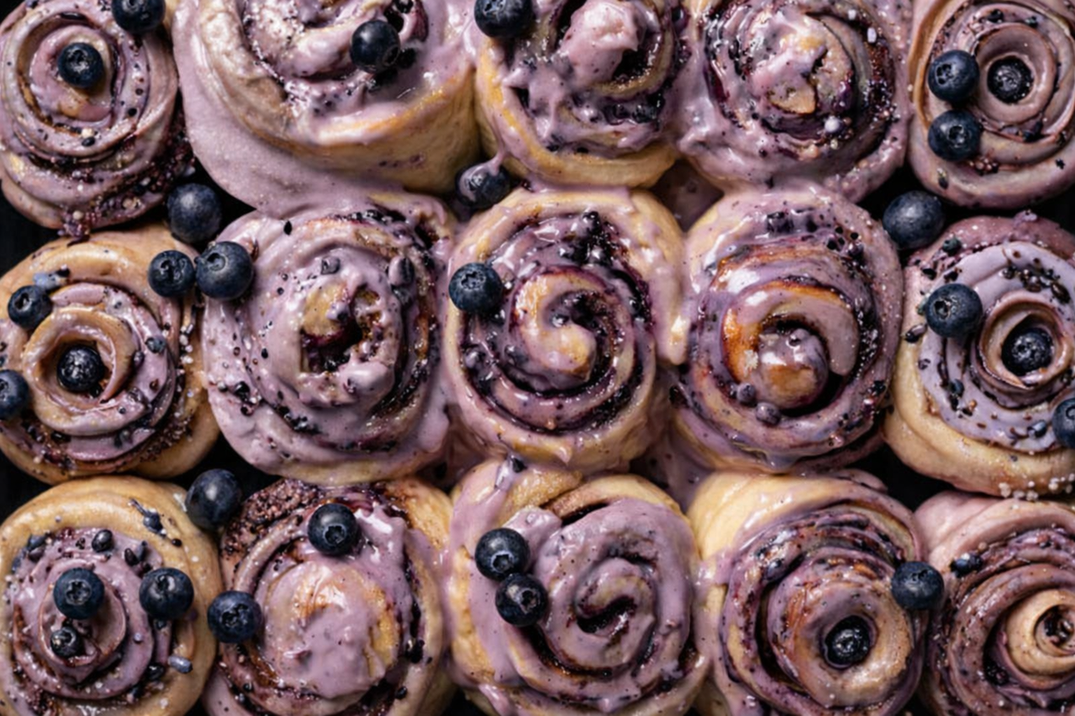 Henry's Decadent Blueberry Cinnamon Rolls