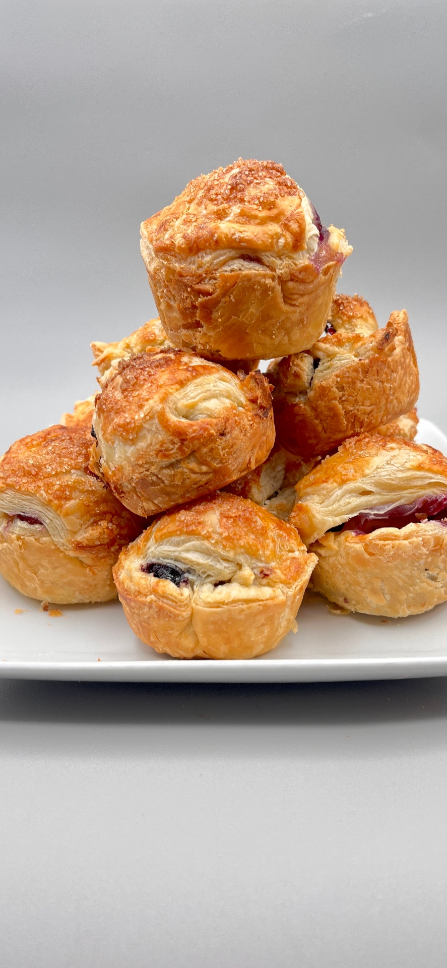 Blueberry Puff Pastry Hand Pies | Baking Great Bread at Home - finished bread