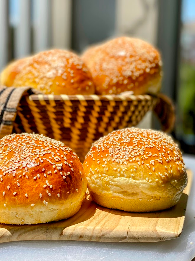 Brioche Hamburger Buns