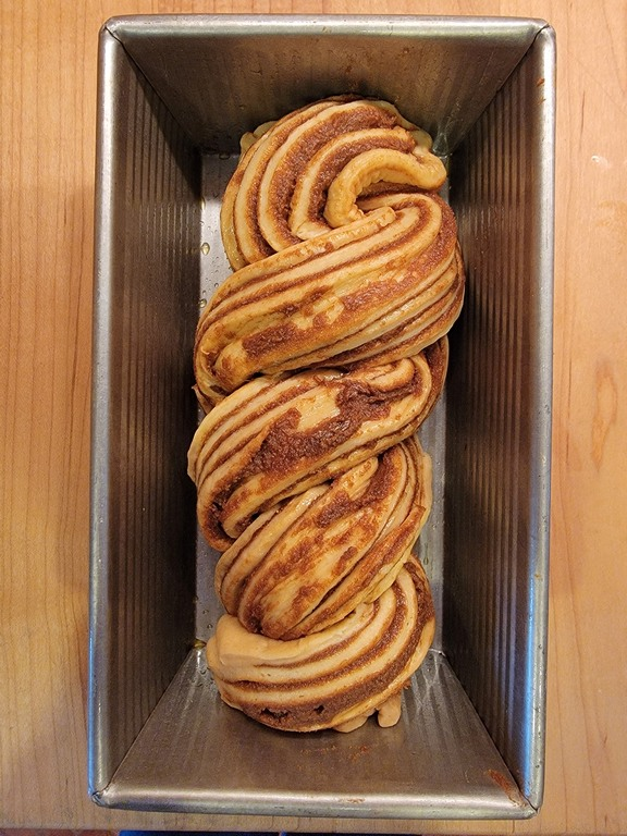 Cinnamon Babka - finished bread