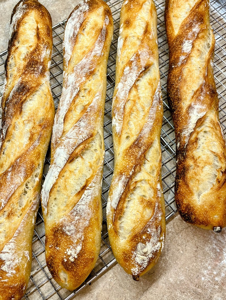Classic French Bread Baguette | Baking Great Bread at Home - finished bread