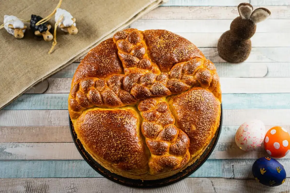 Henry's Paska Easter Bread - finished bread