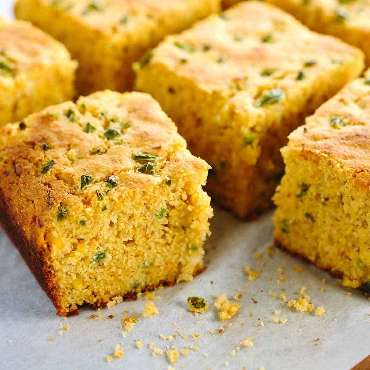 Jalapeño Cheddar Cornbread | Baking Great Bread at Home