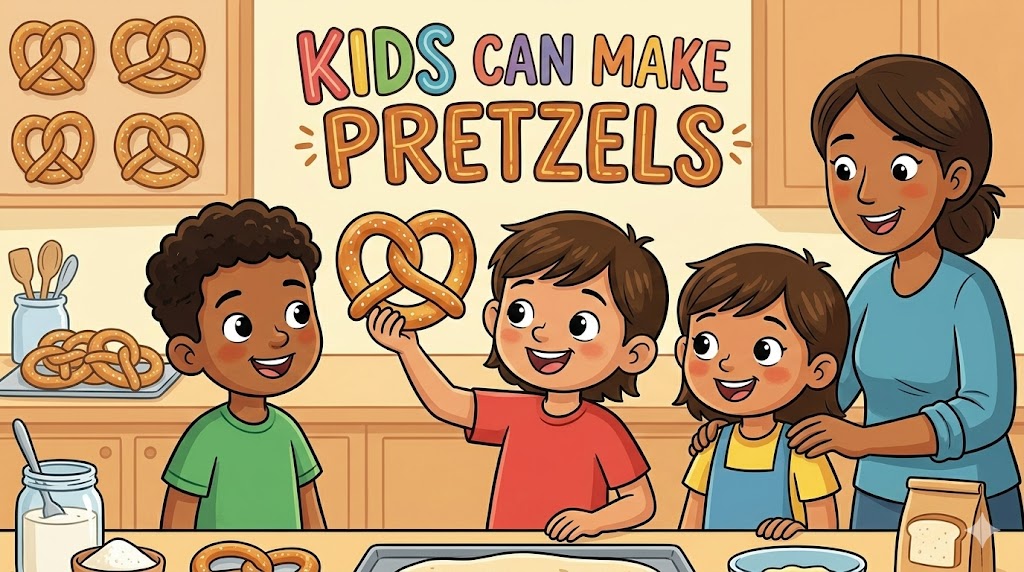 Kids Can Bake: Soft Pretzels - finished bread