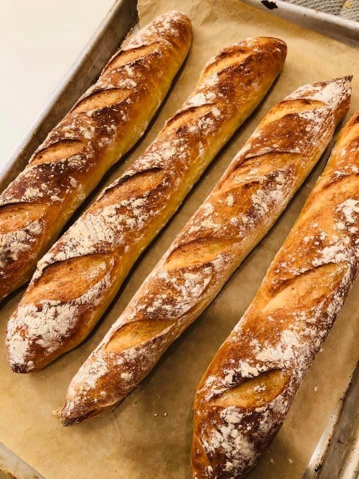 Classic Poolish Baguette