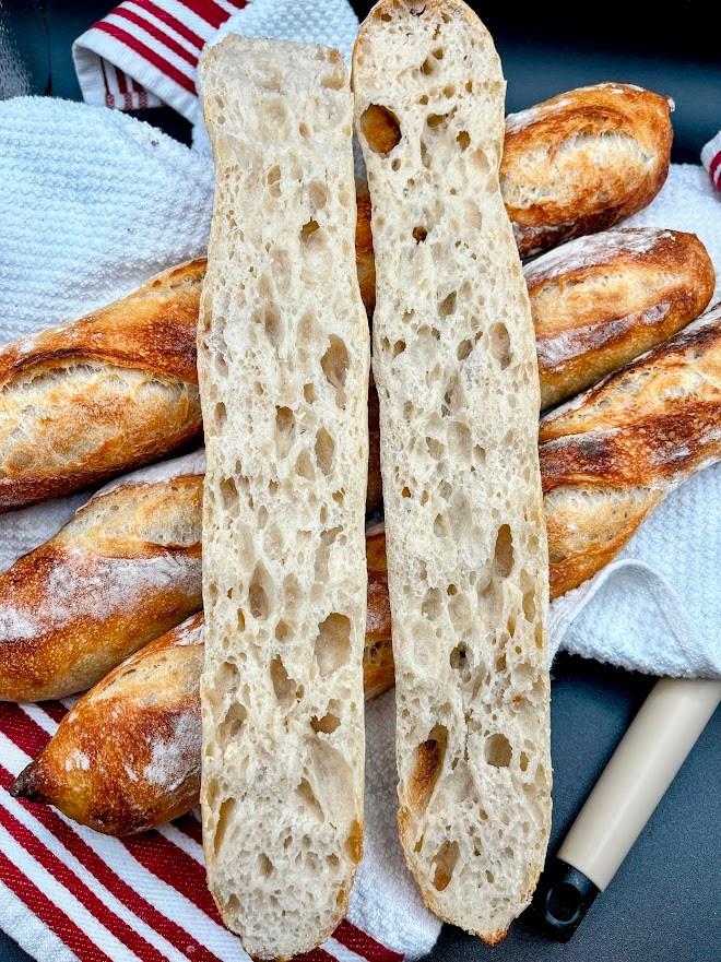 Sourdough Baguettes