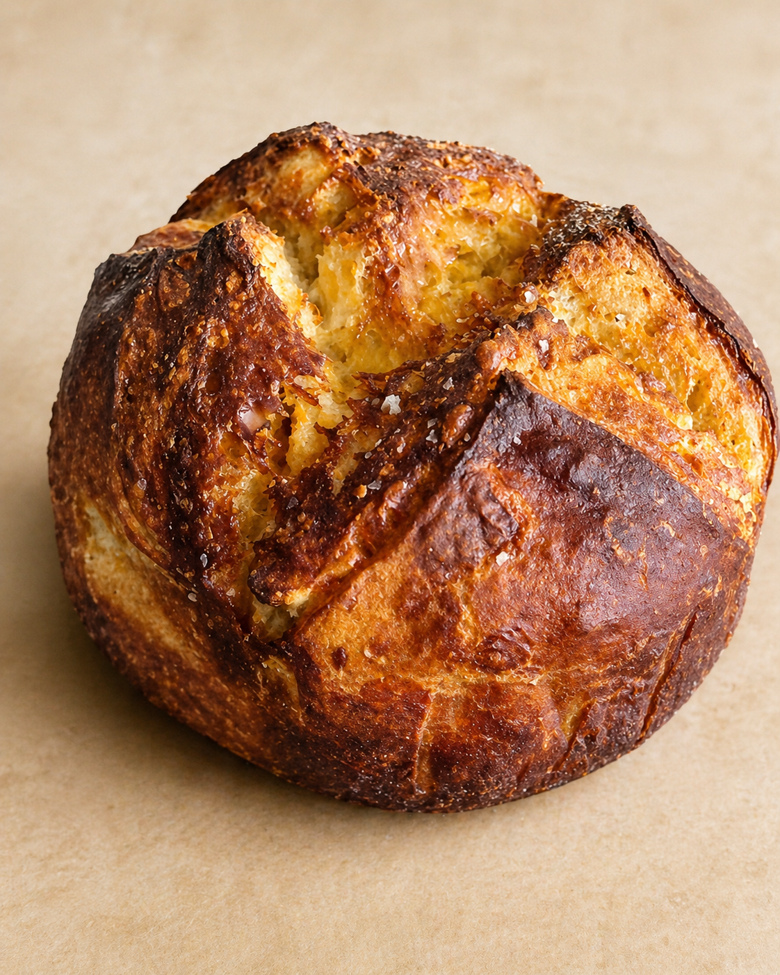 Yeasted Pretzel Loaf with Poolish